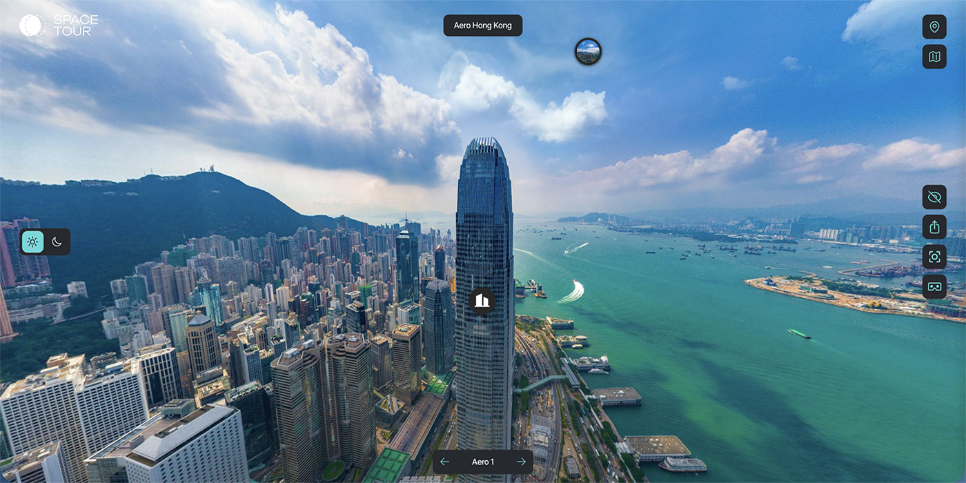 Space Tour - Web App for Creating 3D Virtual Tours