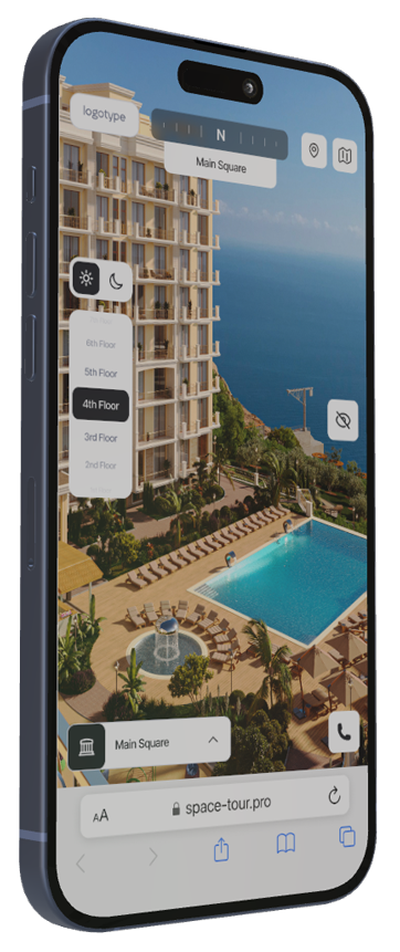 Space Tour - Web App for Creating 3D Virtual Tours