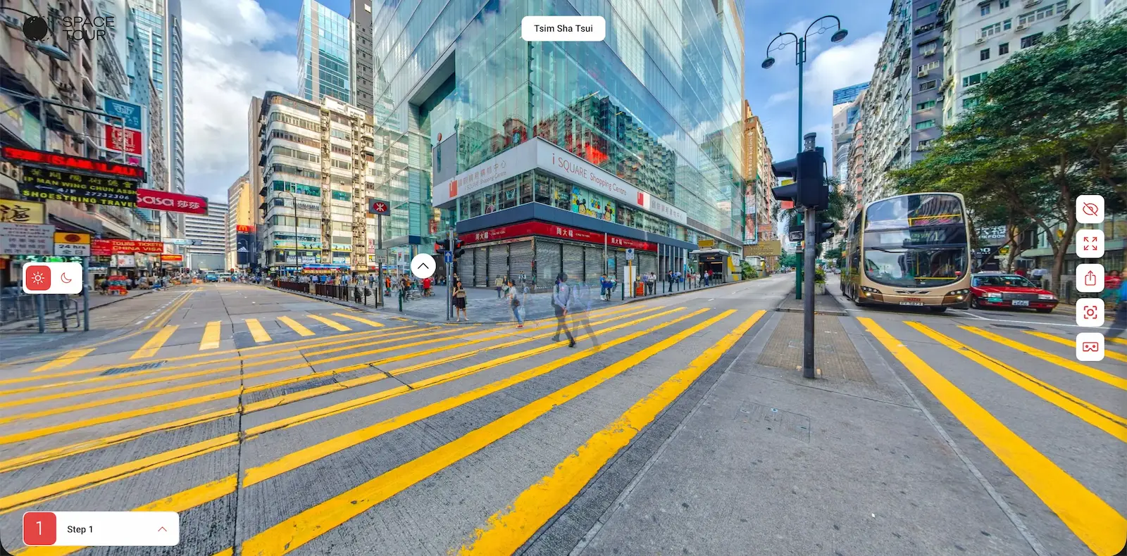 Space Tour - Web App for Creating 3D Virtual Tours