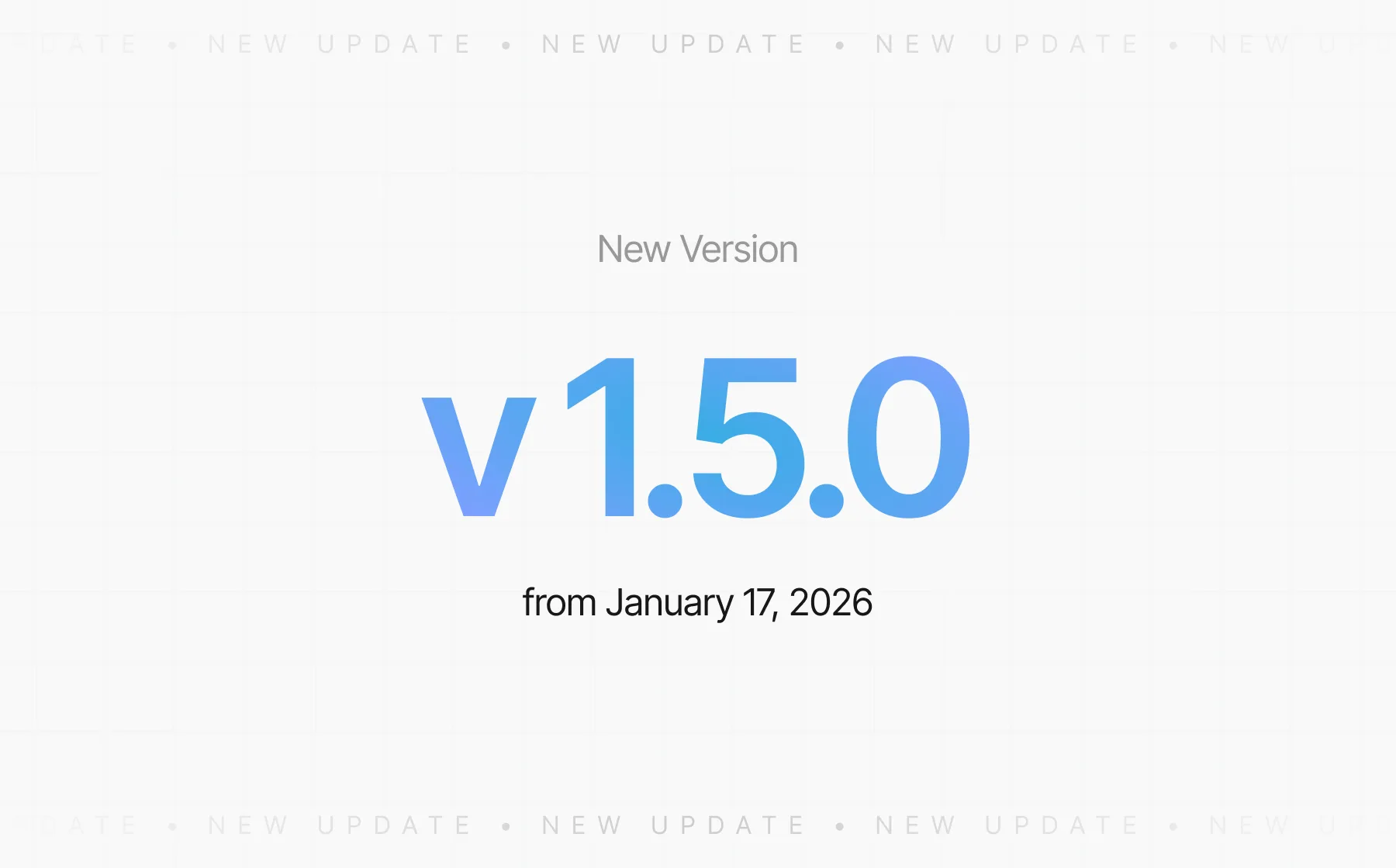 v1.5.0 Update is Live